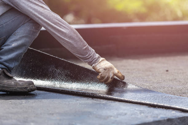 Professional Emergency Waterproofing technician working in Springport, IN